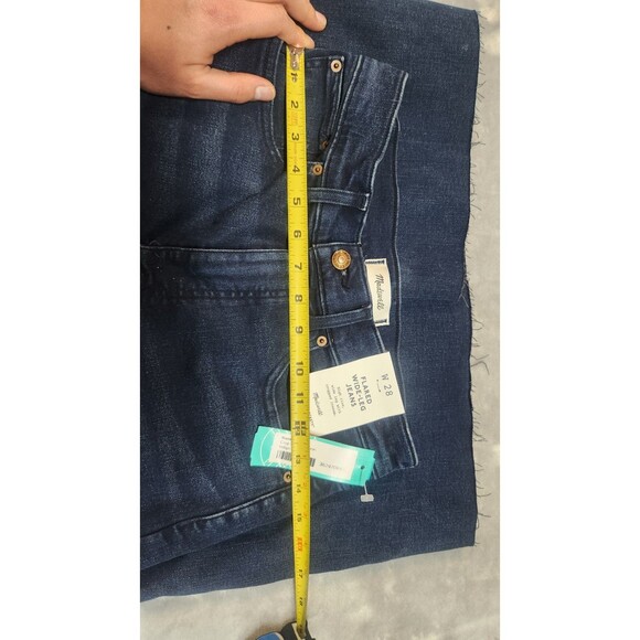 NWT Madewell Size 28 Kingston Wash Flared Wide Leg Jeans - Picture 9 of 12